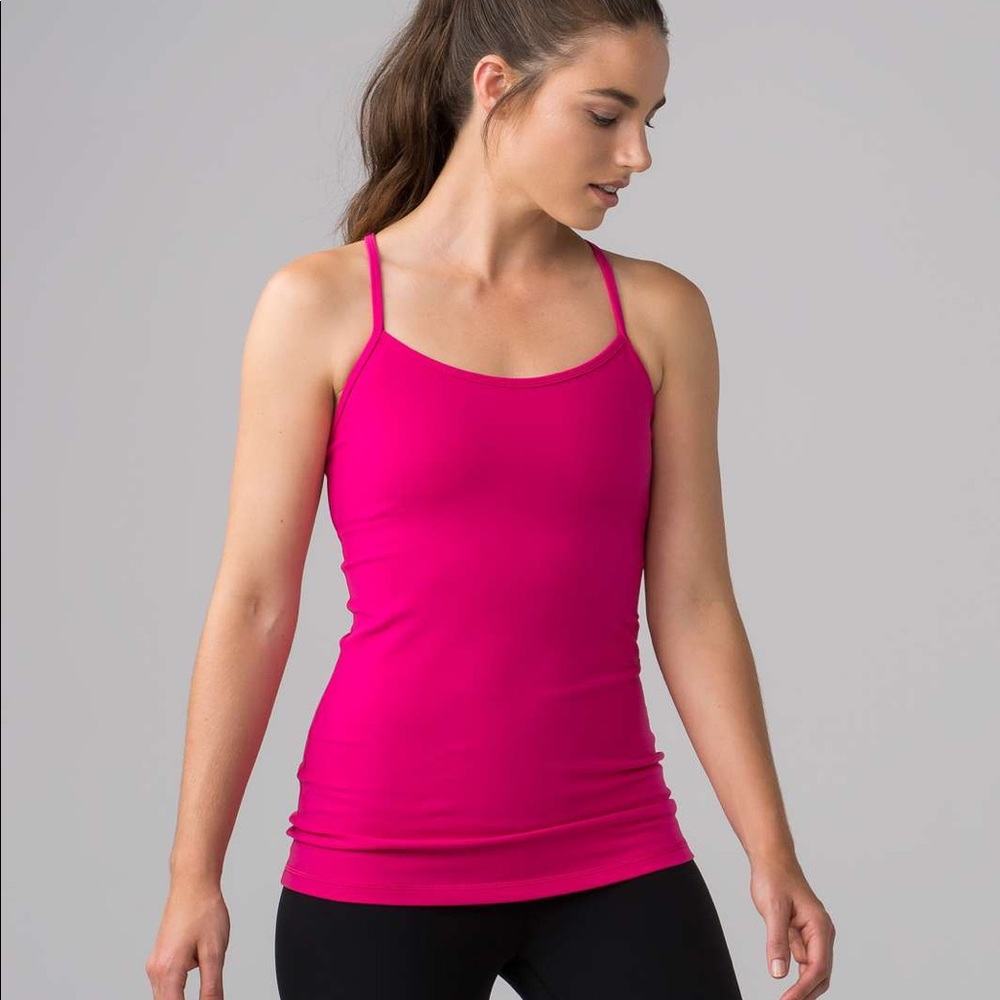 Lululemon Power Y Tank in Magenta